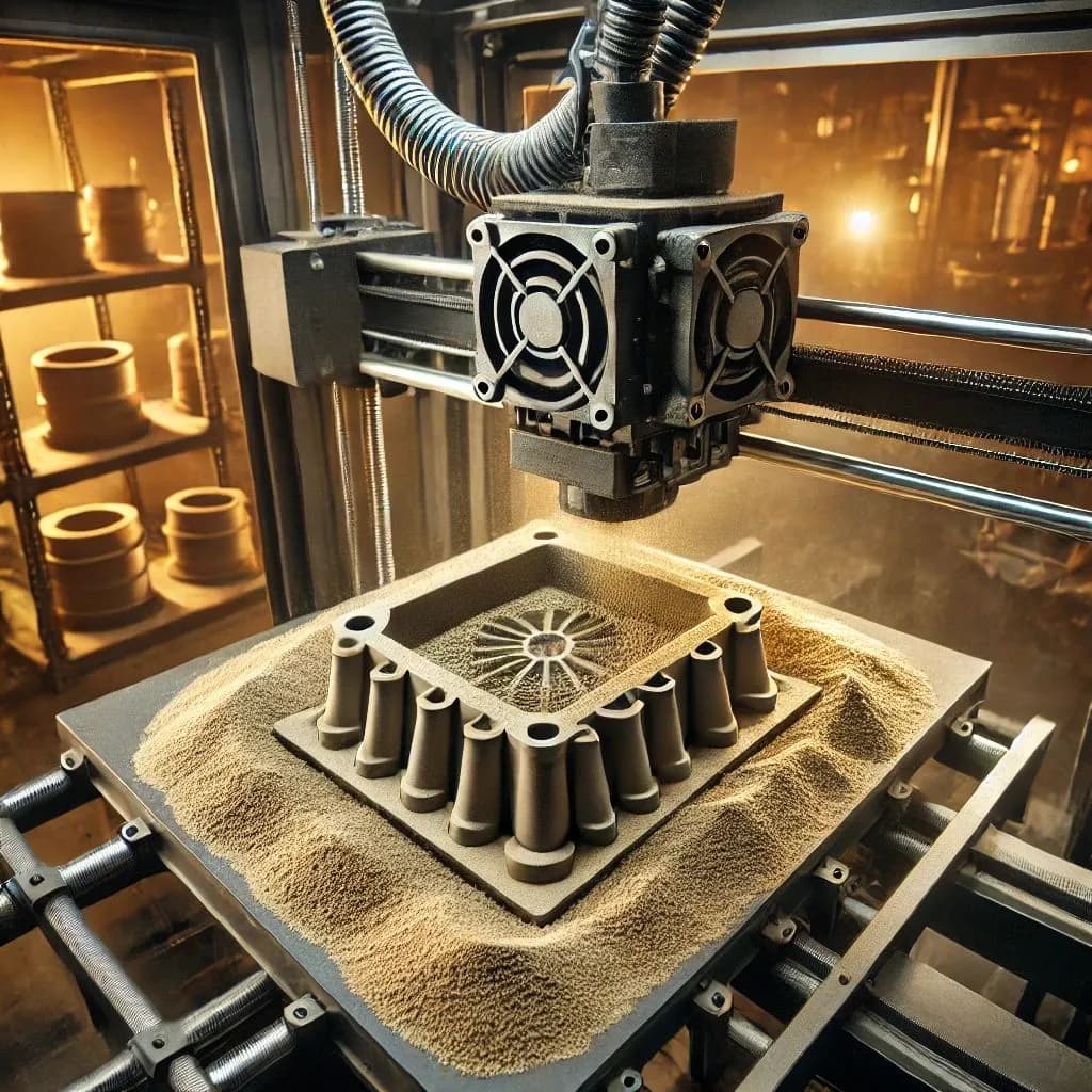 3D-steypa Steypustod Smafugl – additív sandprentun og frumgerðarsmíði
