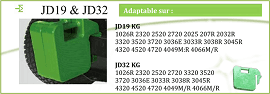 John Deere dráttarvagnsmassinn 32 kg - JD32